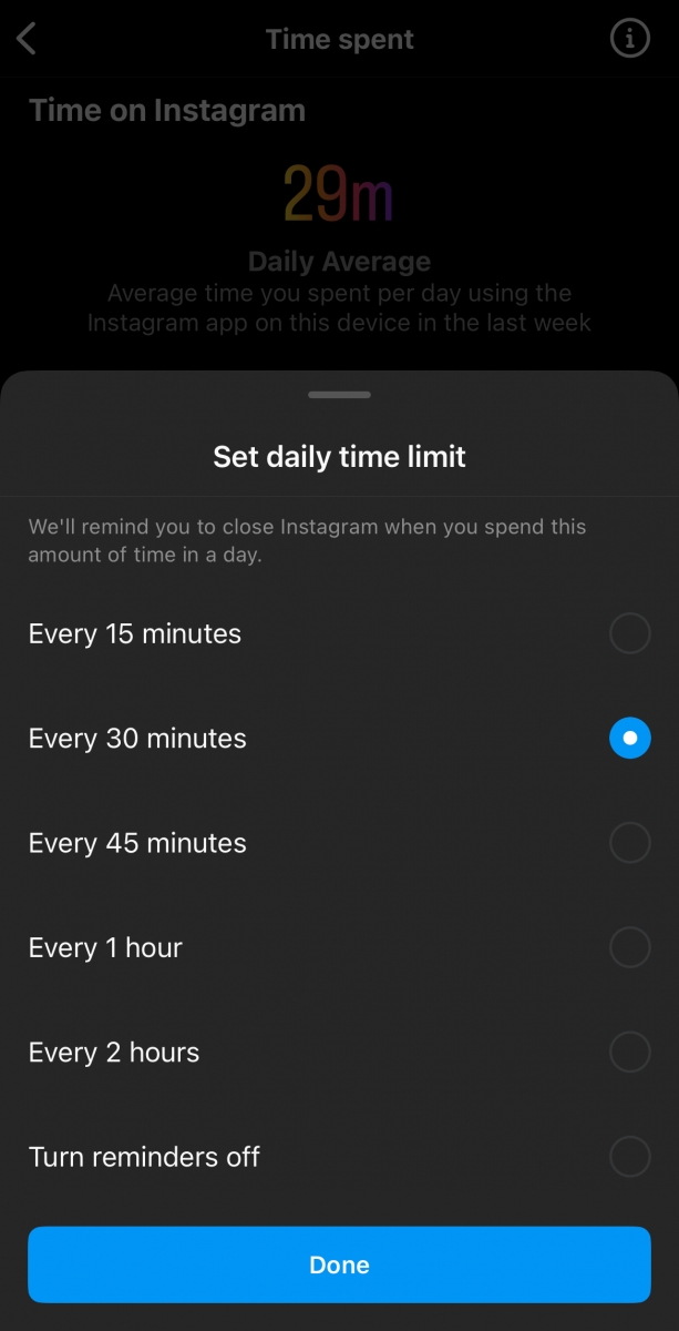 Instagram Zeitlimit Instagram Zeitlimit