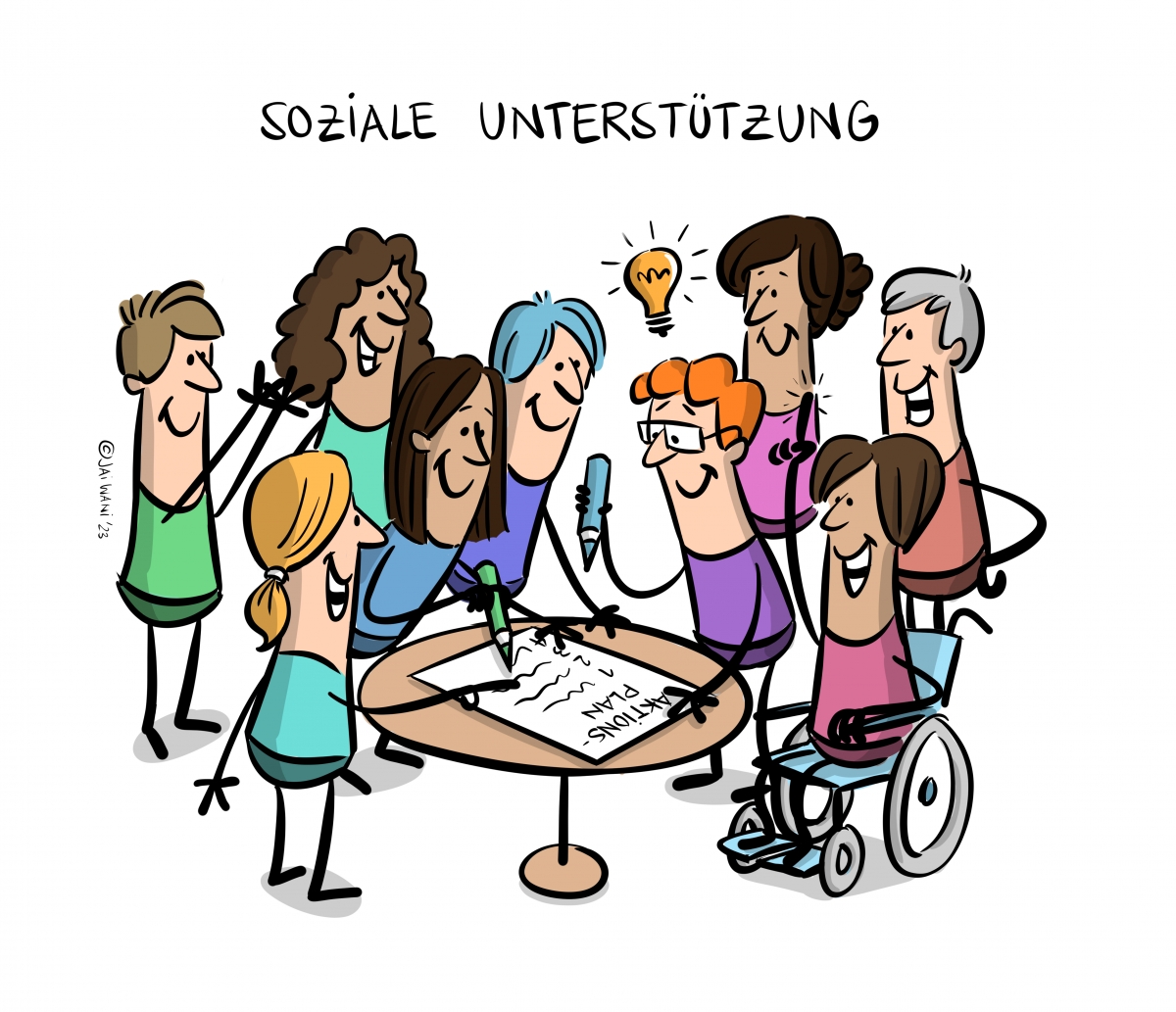 Bild 5: Soziale Unterstützung Bild 5: Soziale Unterstützung