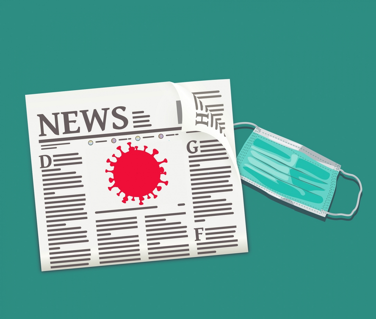 Bild 4: Unsere Risikowahrnehmung im Verlauf einer Pandemie wird auch von den Medien und der Berichterstattung beeinflusst. Bild 4: Unsere Risikowahrnehmung im Verlauf einer Pandemie wird auch von den Medien und der Berichterstattung beeinflusst.